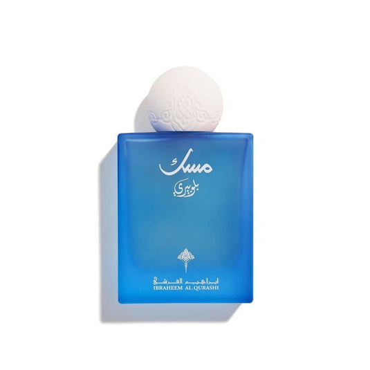 Worood Oud Fragrances blue bottle of Musk perfume inspired by elon musk with elegant design