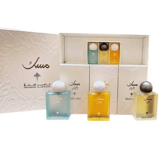 IBRAHIM ALQURASHI NEW Musk Set collection 3x75ML (the Sun, the Night, the Moon)