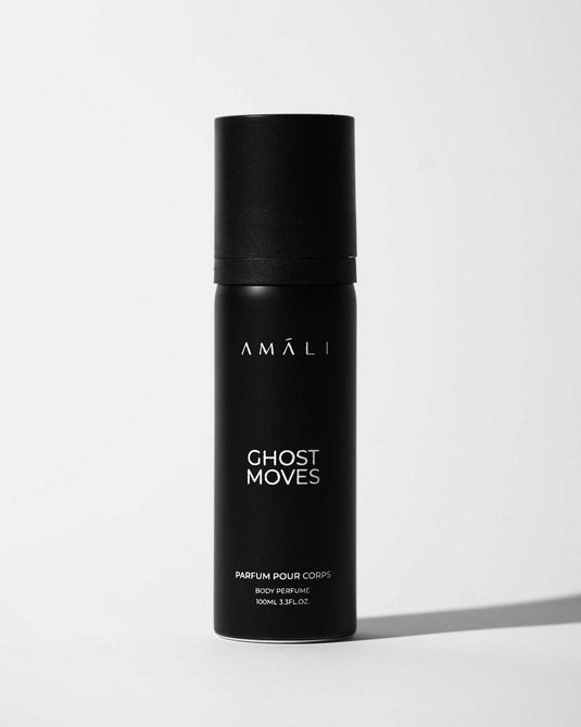 Worood Oud Mojave Ghost Fragrance in sleek black bottle for elegant scent experience