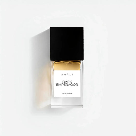 Amali Dark Emperoor Eau de Parfum Bottle featuring notes of tom ford perfume oud wood